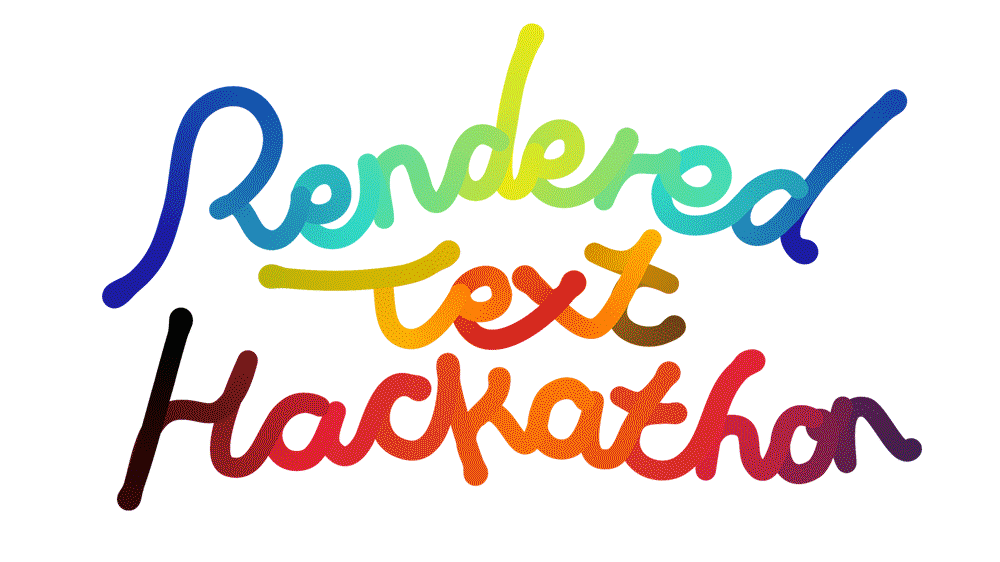 Rendered Text Hackathon